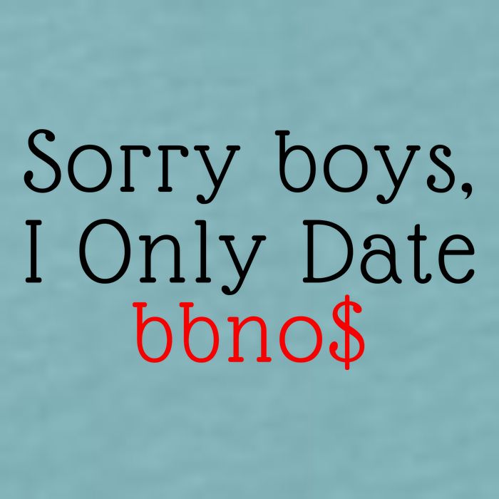 Sorry B.o.y.s I Only Date Bbno$ Sueded Cloud Jersey T-Shirt