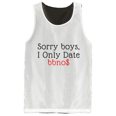 Sorry B.o.y.s I Only Date Bbno$ Mesh Reversible Basketball Jersey Tank