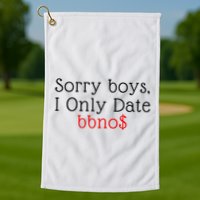 Sorry B.o.y.s I Only Date Bbno$ Golf Towel