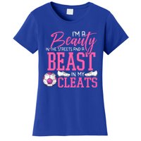 Soccer Beauty In The Street Beast In My Cleats Gift Women's T-Shirt