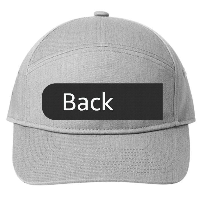 Stuck Between Idk Idc Idgaf Skull 7-Panel Snapback Hat
