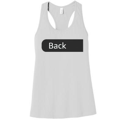 Stuck Between Idk Idc Idgaf Skull Women's Racerback Tank