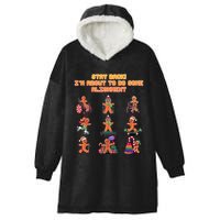 Stay Back Im About To Do Some Alignment Funny Chiropractor Hooded Wearable Blanket