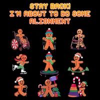 Stay Back Im About To Do Some Alignment Funny Chiropractor Drawstring Bag