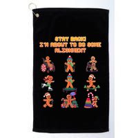 Stay Back Im About To Do Some Alignment Funny Chiropractor Golf Towel