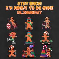 Stay Back Im About To Do Some Alignment Funny Chiropractor Golf Towel