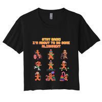 Stay Back Im About To Do Some Alignment Funny Chiropractor Crop Top