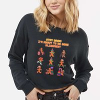 Stay Back Im About To Do Some Alignment Funny Chiropractor Cropped Pullover Crew