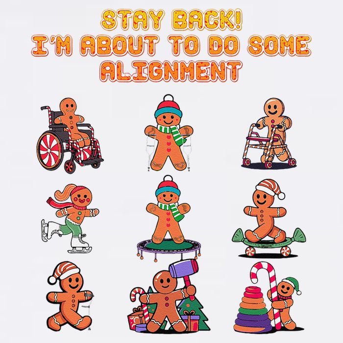 Stay Back Im About To Do Some Alignment Funny Chiropractor Garment-Dyed Sweatshirt