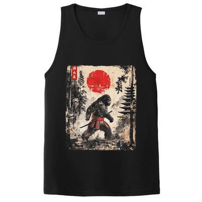 Samurai Bigfoot Japanese Vintage Graphic Ukiyo E Art PosiCharge Competitor Tank