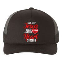 Saved By Jesus Open Heart Surgery Bypass Surgery Survivor Cool Gift Yupoong Adult 5-Panel Trucker Hat