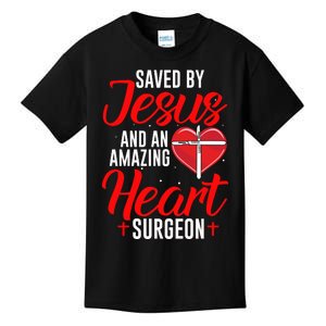 Saved By Jesus Open Heart Surgery Bypass Surgery Survivor Cool Gift Kids T-Shirt