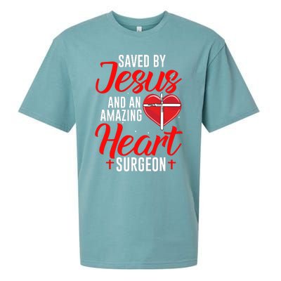 Saved By Jesus Open Heart Surgery Bypass Surgery Survivor Cool Gift Sueded Cloud Jersey T-Shirt