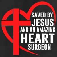 Saved By Jesus And An Amazing Heart Surgeon Christian Faith Adult Drive Performance Visor