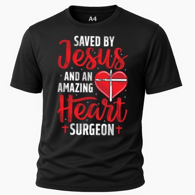 Saved By Jesus Open Heart Surgery Bypass Surgery Survivor Cool Gift Performance Shirt