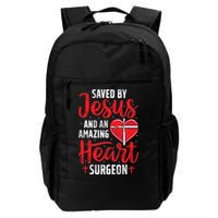 Saved By Jesus Open Heart Surgery Bypass Surgery Survivor Cool Gift Backpack