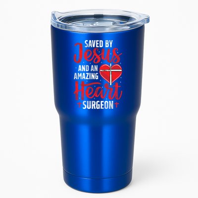 Saved By Jesus Open Heart Surgery Bypass Surgery Survivor Cool Gift Tumbler