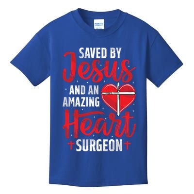 Saved By Jesus Open Heart Surgery Bypass Surgery Survivor Cool Gift Kids T-Shirt