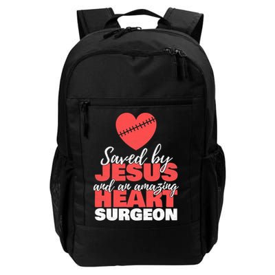 Saved By Jesus Heart Surgeon Surgery Survivor Backpack