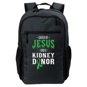 Saved By Jesus And Aney Donor Organ Transplant Surgery Daily Commute Backpack