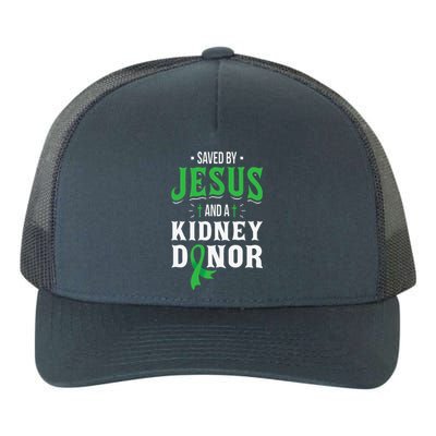 Saved By Jesus And Aney Donor Organ Transplant Surgery Yupoong Adult 5-Panel Trucker Hat