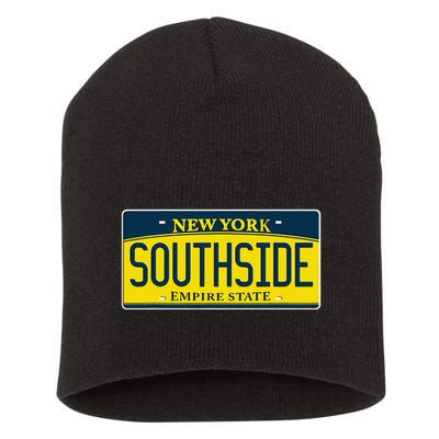 Southside Brooklyn Jamaica Queens Ny New York Neighborhood Short Acrylic Beanie