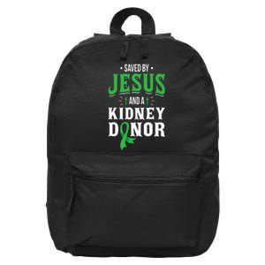 Saved By Jesus And A Kidney Donor Organ Transplant Surgery 16 in Basic Backpack