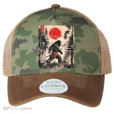Samurai Bigfoot Japanese Vintage Graphic Legacy Tie Dye Trucker Hat