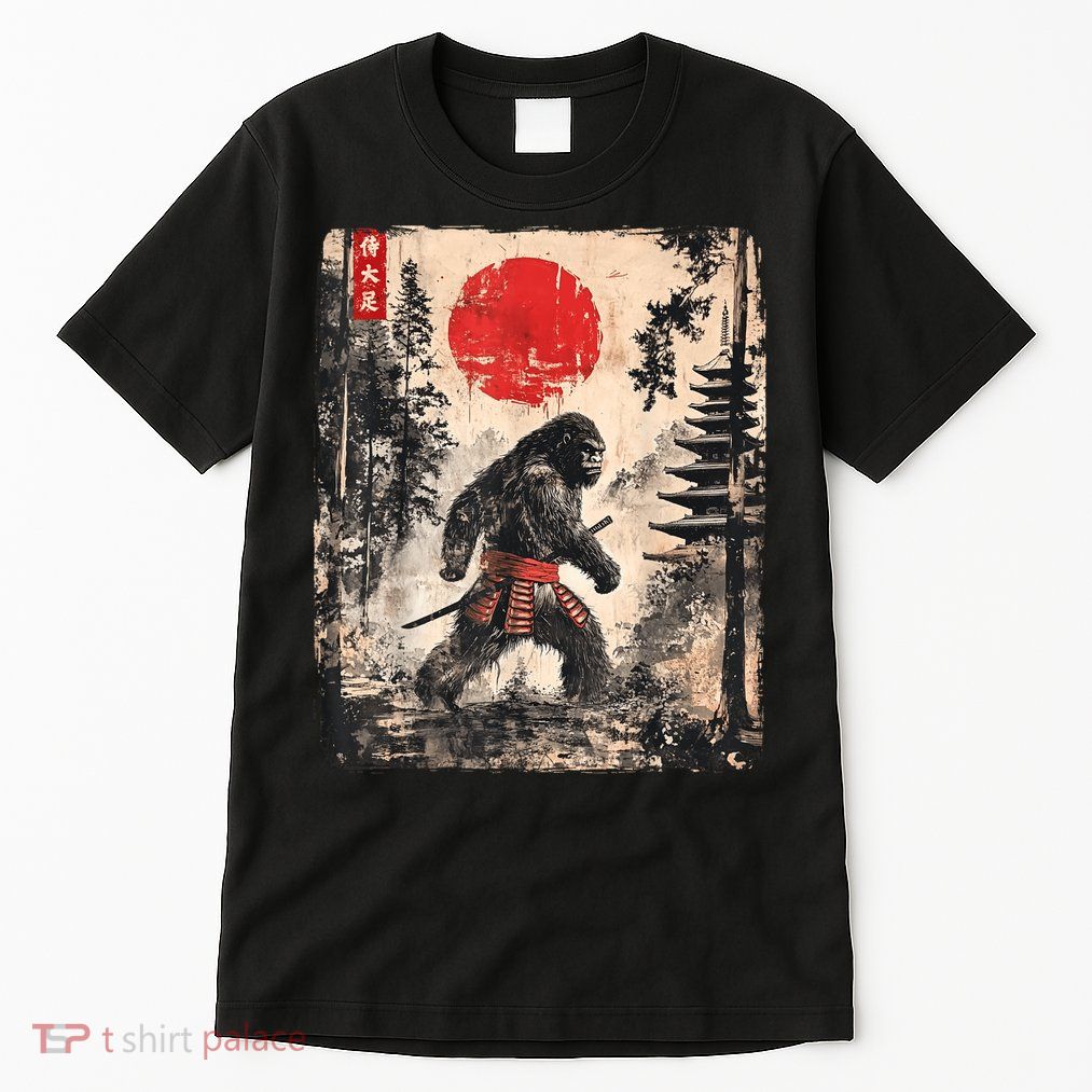 Samurai Bigfoot Japanese Vintage Graphic Tall T-Shirt