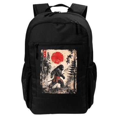 Samurai Bigfoot Japanese Vintage Graphic Backpack