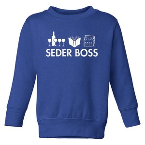 Seder Boss Jewish Toddler Sweatshirt