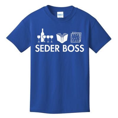 Seder Boss Jewish Kids T-Shirt