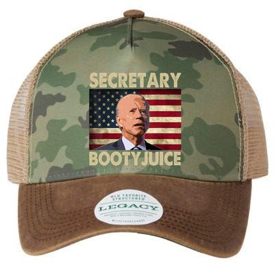 Secretary Booty Juice Funny Anti Biden Legacy Tie Dye Trucker Hat
