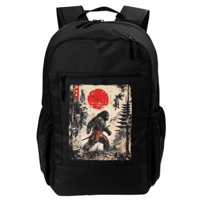 Samurai Bigfoot Japanese Vintage Graphic Backpack