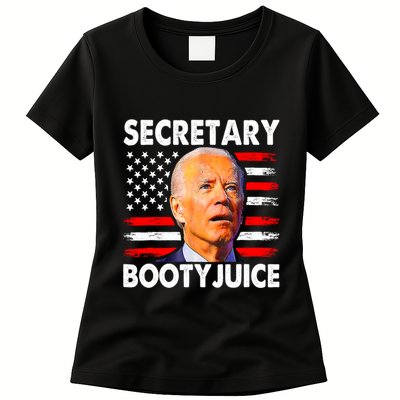 Secretary Booty Juice Funny Anti Biden Womens T-Shirt