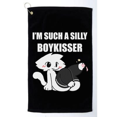 Silly Boy Kisser Meme Femboy Pride Lgbtq Golf Towel