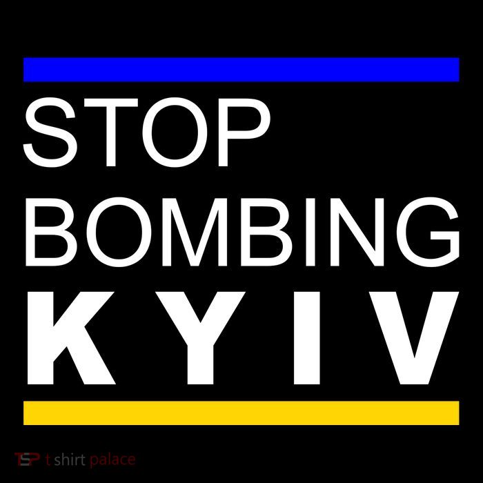 Stop Bombing Kyiv Support Ukraine Sustainable Bucket Hat