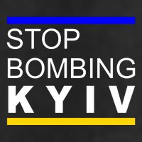 Stop Bombing Kyiv Support Ukraine Adult Drive Performance Visor
