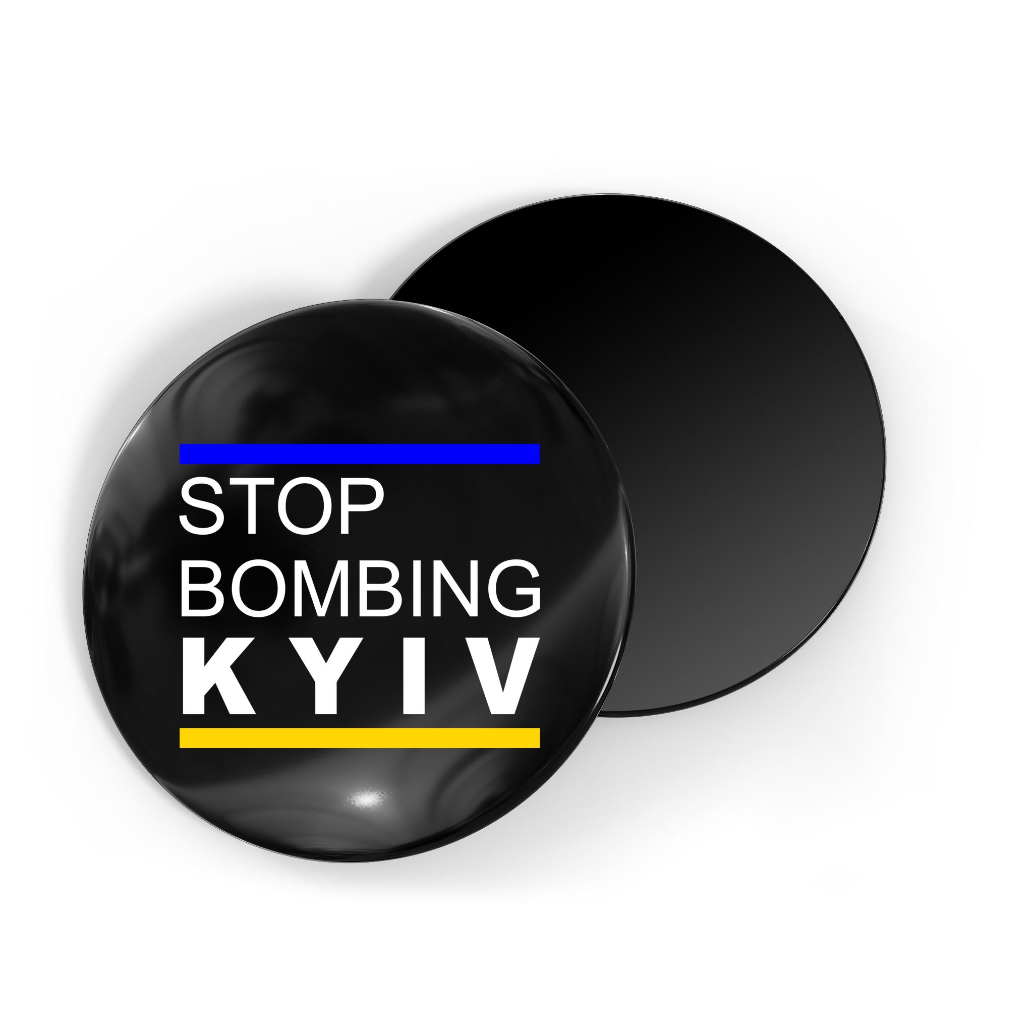 Stop Bombing Kyiv Support Ukraine Magnet