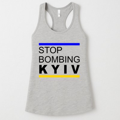 Stop Bombing Kyiv Support Ukraine Womens Tank Top