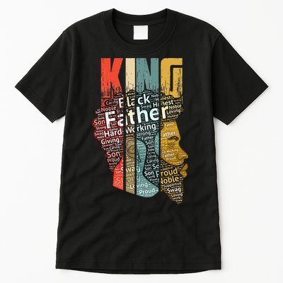 Strong Black King African American Natural Afro Tall T-Shirt
