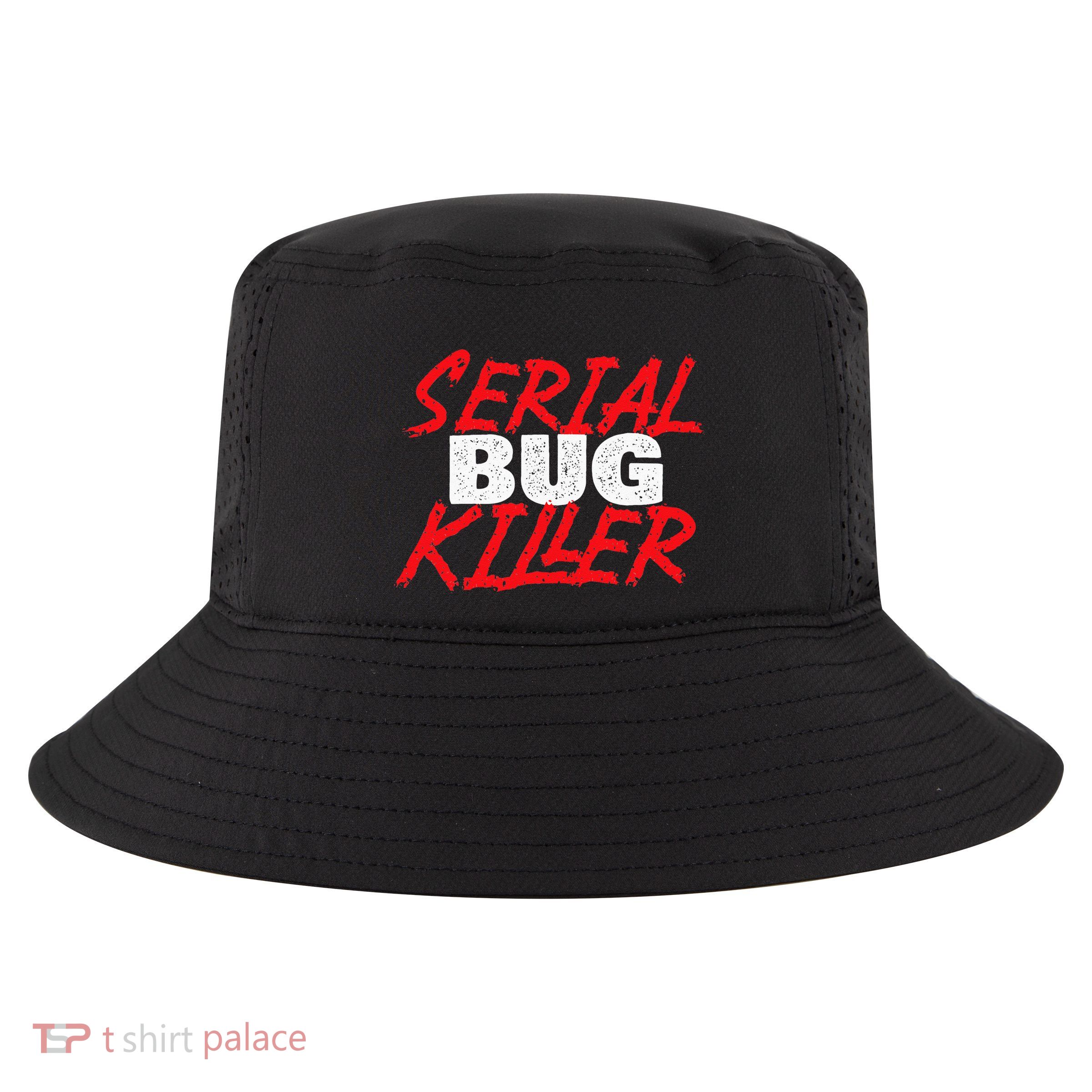 Serial Bug Killer Exterminator Pest Control Technician Cool Comfort Performance Bucket Hat