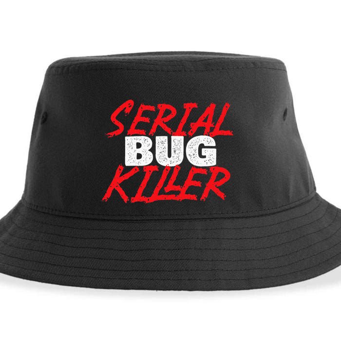 Serial Bug Killer Exterminator Pest Control Technician Sustainable Bucket Hat