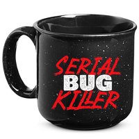 Serial Bug Killer Exterminator Pest Control Technician 15oz Campfire Ceramic Mug