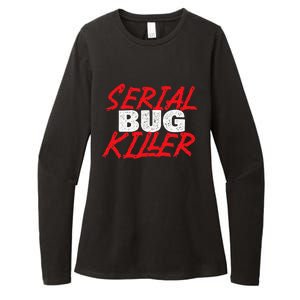 Serial Bug Killer Exterminator Pest Control Technician Womens CVC Long Sleeve Shirt