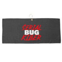 Serial Bug Killer Exterminator Pest Control Technician Large Microfiber Waffle Golf Towel
