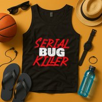 Serial Bug Killer Exterminator Pest Control Technician Tank Top