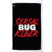 Serial Bug Killer Exterminator Pest Control Technician Golf Towel