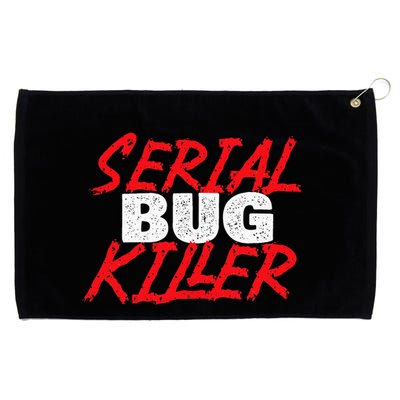 Serial Bug Killer Exterminator Pest Control Technician Grommeted Golf Towel