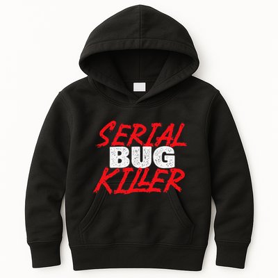 Serial Bug Killer Exterminator Pest Control Technician Kids Hoodie